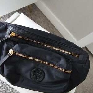 Black Nylon Fanny Bag